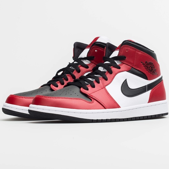 Nike Shoes - Nike Jordan 1 Chicago Black Toe Mid- 6Y